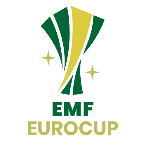 Logo of the EMF Eurocup featuring a stylized trophy design in green and yellow with star accents and the text "EMF EUROCUP" below.